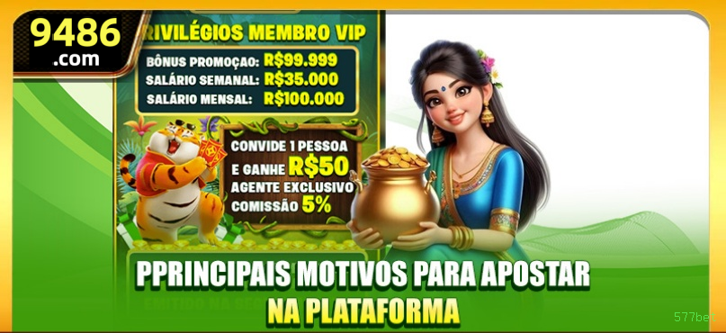 Cashback VIP 577bet - reembolso semanal